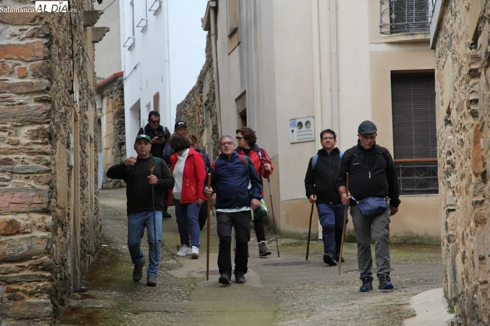 Marcha senderista en Saucelle