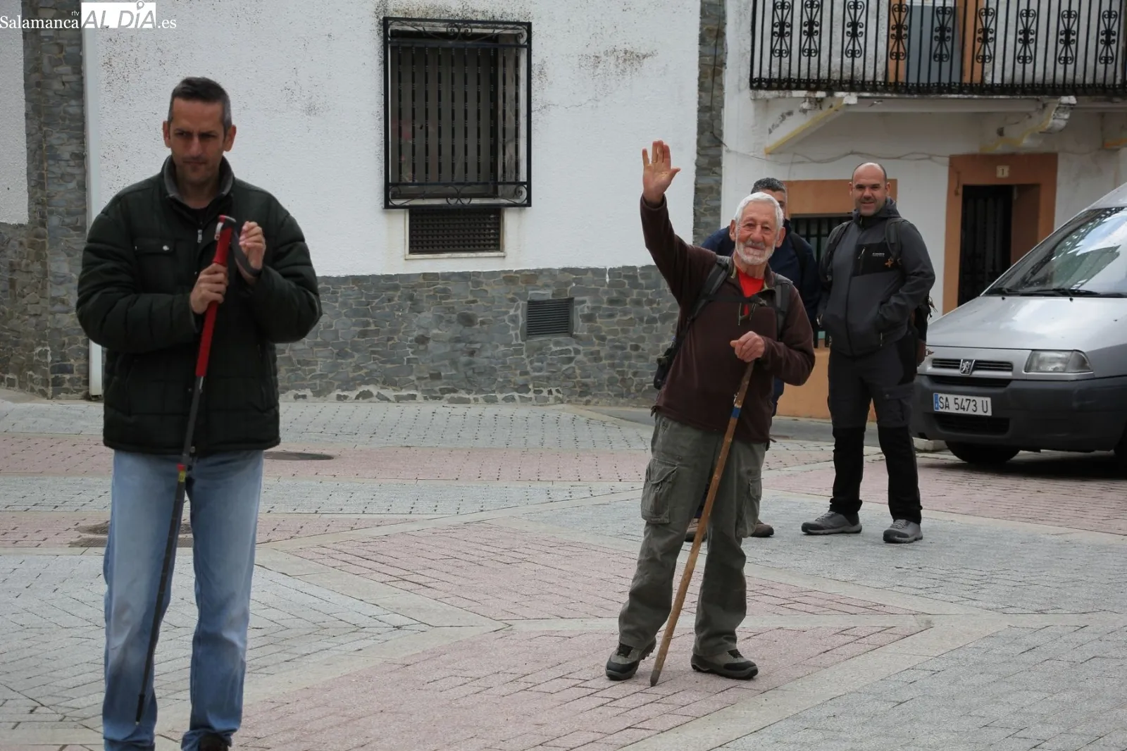 Marcha senderista en Saucelle