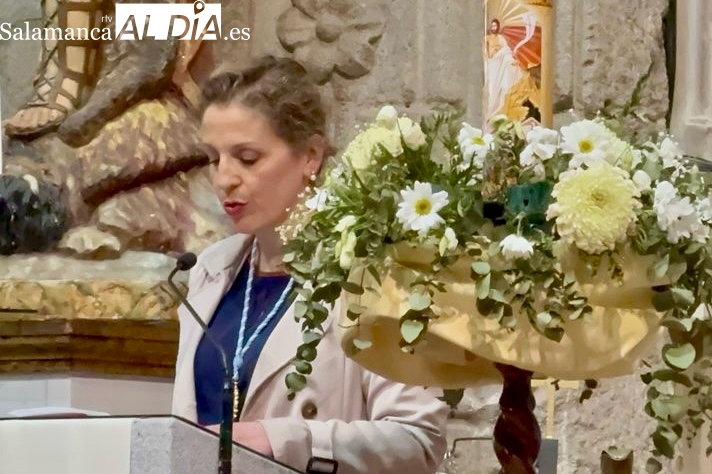 Así se ha presentado Isabel Sacristán como nueva presidenta de la Hermandad de Cofradías