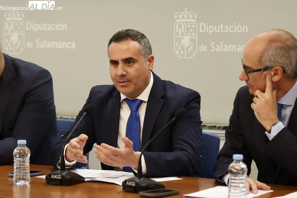 Presentación en la Diputación de Salamanca de la II Feria de Relevo Generacional. Foto de David Sañudo