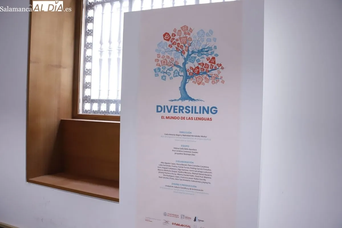 Presentación de ‘Diversiling’, el proyecto divulgativo de la USAL sobre riqueza lingüística. Foto de Ángel Puma