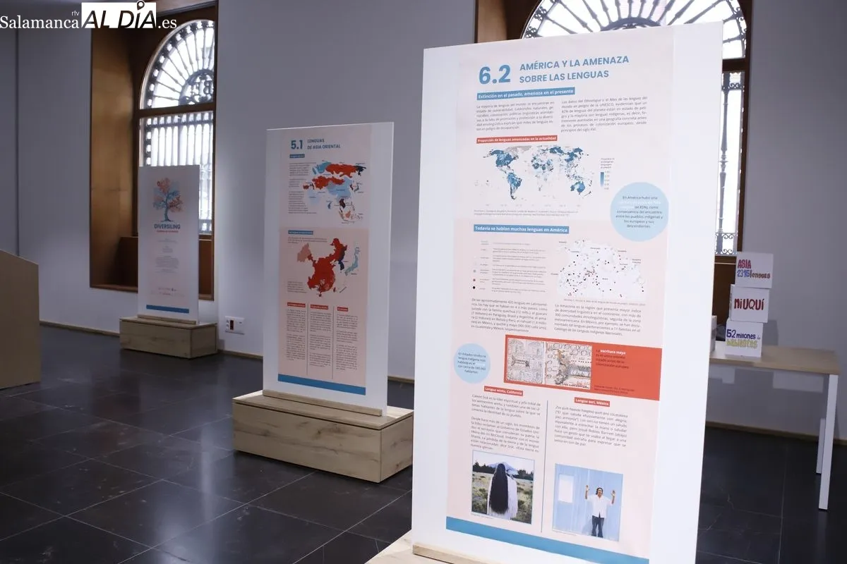 Presentación de ‘Diversiling’, el proyecto divulgativo de la USAL sobre riqueza lingüística. Foto de Ángel Puma