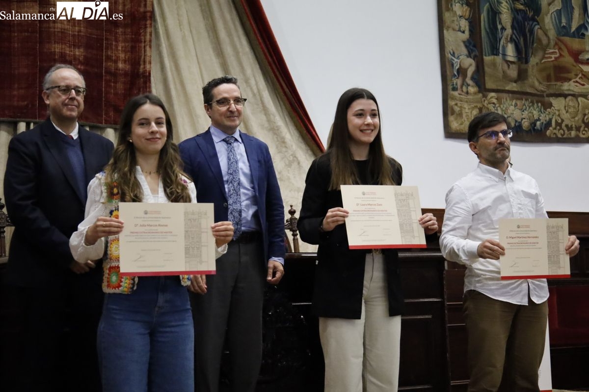 FOTOS | La Universidad de Salamanca premia a los mejores expedientes de Grado, Máster y Doctorad