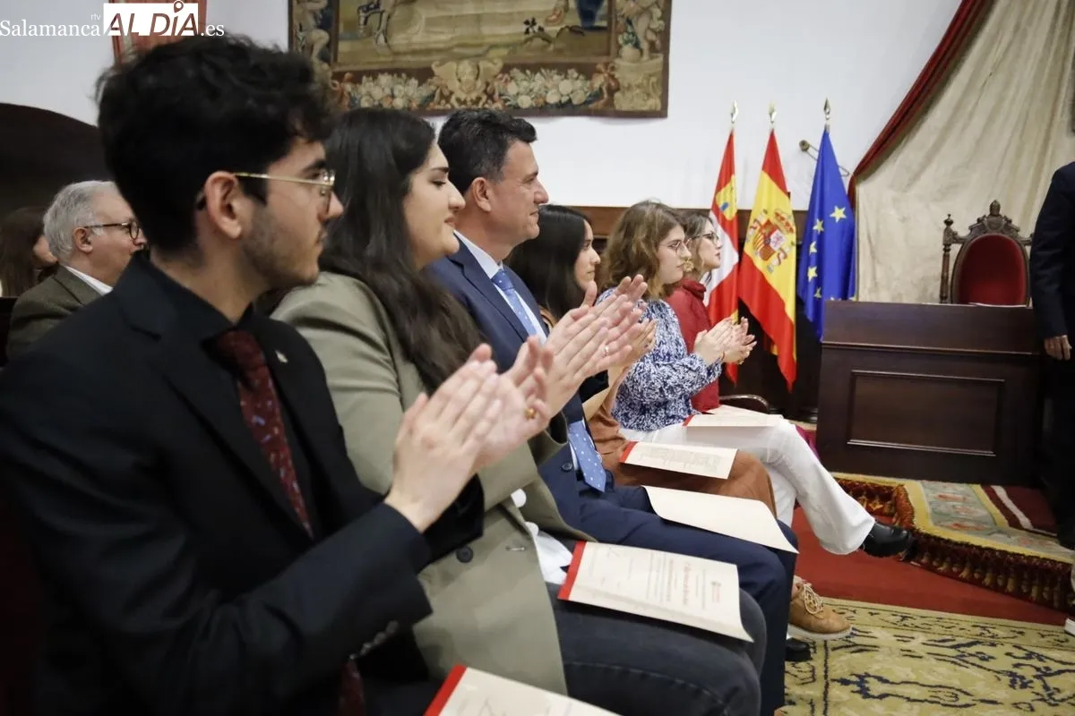 Entrega en el Paraninfo de los Premios Extraordinarios de Grado, Máster y Doctorado de la USAL. Foto de David Domínguez