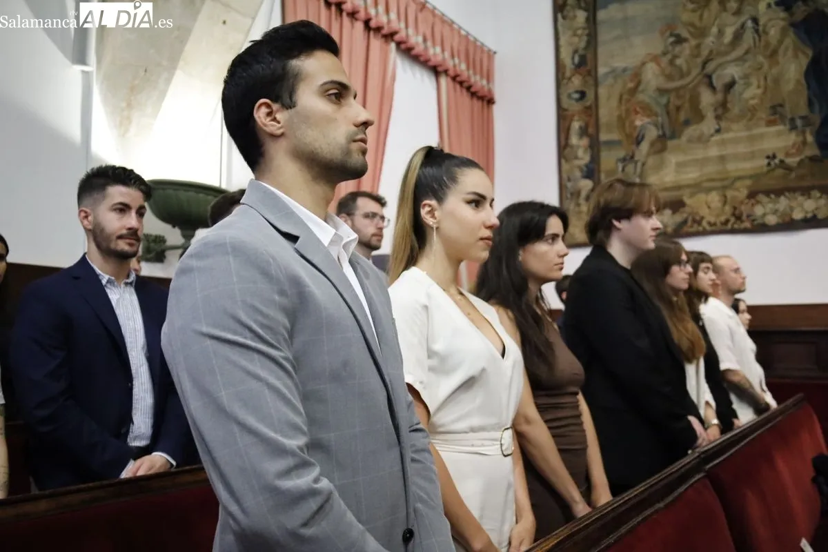 Entrega en el Paraninfo de los Premios Extraordinarios de Grado, Máster y Doctorado de la USAL. Foto de David Domínguez