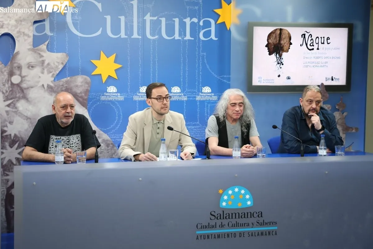 Presentación en la Sala de la Palabra del Teatro Liceo de la obra 'Ñaque o de piojos y actores'. Foto de David Sañudo