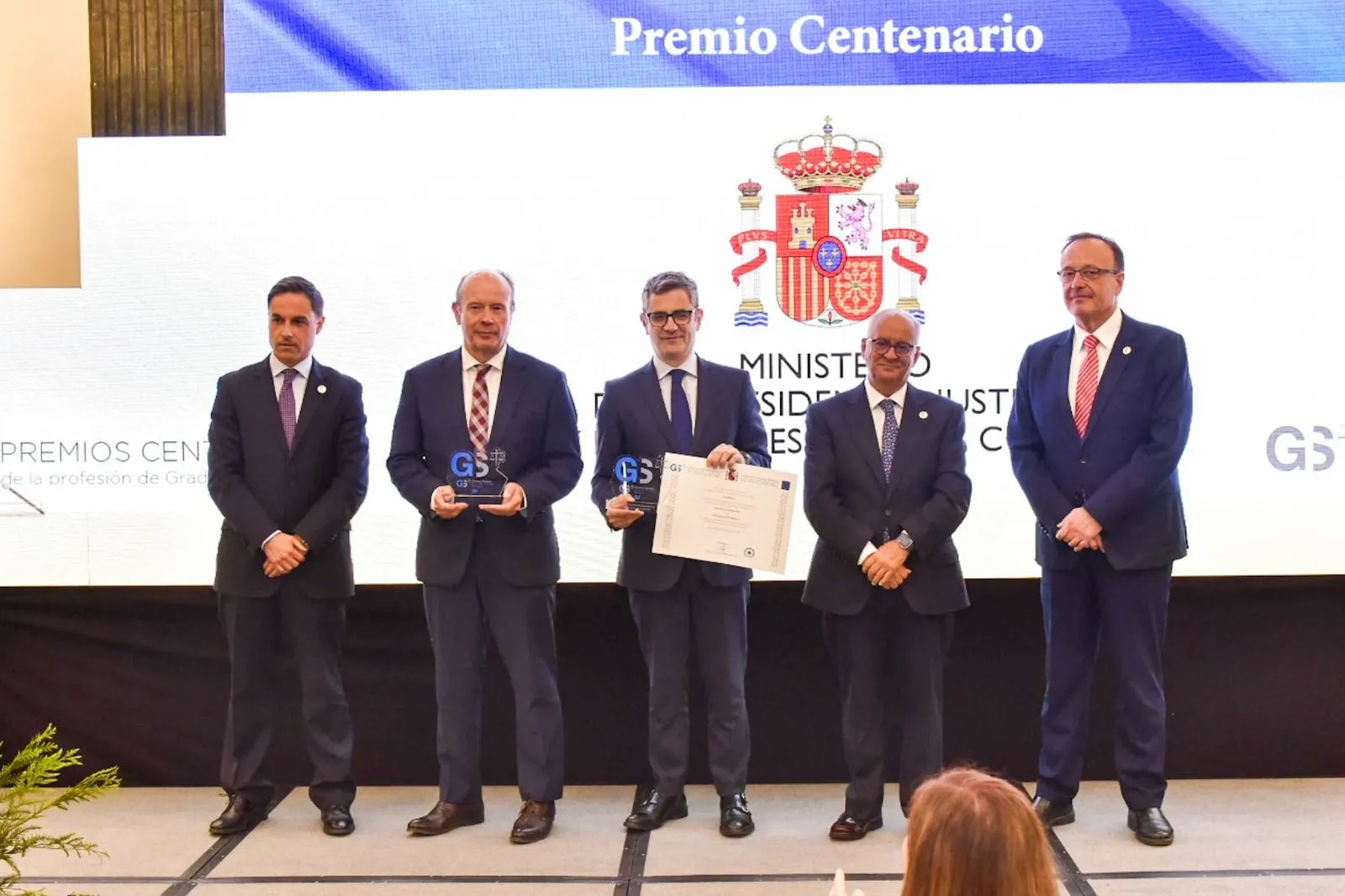 Entrega de los premios anuales del Consejo General de Colegios Oficiales de Graduados Sociales de España