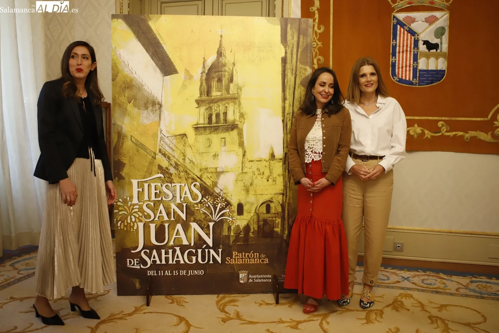 Presentación de las Fiestas de San Juan de Sahagún en el Ayuntamiento de Salamanca. Foto de Ángel Puma