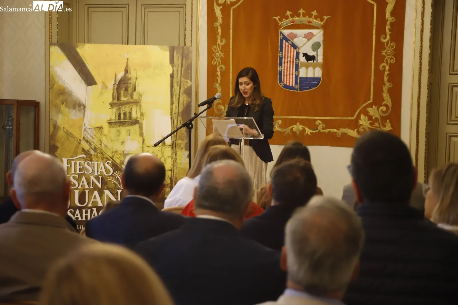 Presentación de las Fiestas de San Juan de Sahagún en el Ayuntamiento de Salamanca. Foto de Ángel Puma
