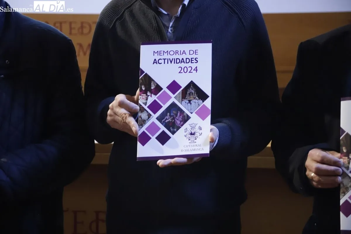 Presentación de la Memoria de Actividades 2024 de la Catedral de Salamanca. Foto de Ángel Puma