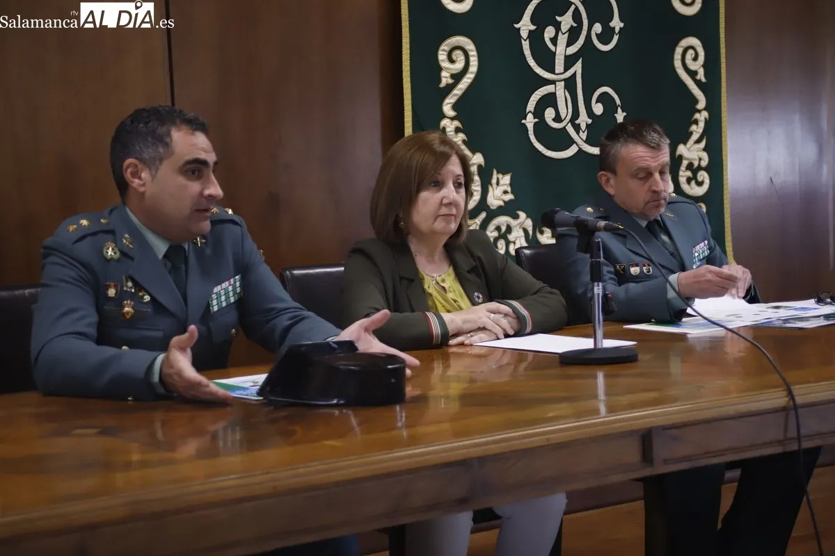 Presentación del servicio de cita previa en la Comandancia de la Guardia Civil de Salamanca. Foto: Ángel Puma