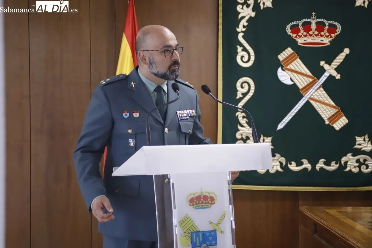 Presentación del servicio de cita previa en la Comandancia de la Guardia Civil de Salamanca. Foto: Ángel Puma