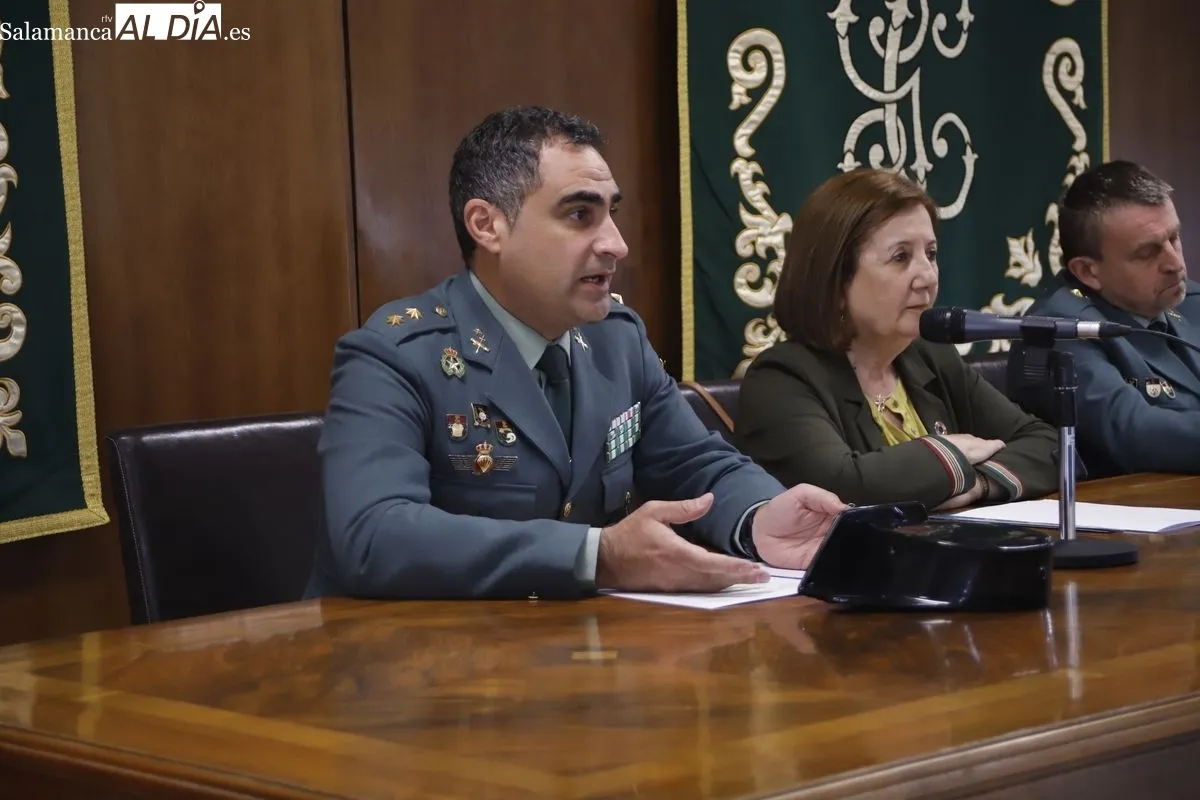 Presentación del servicio de cita previa en la Comandancia de la Guardia Civil de Salamanca. Foto: Ángel Puma