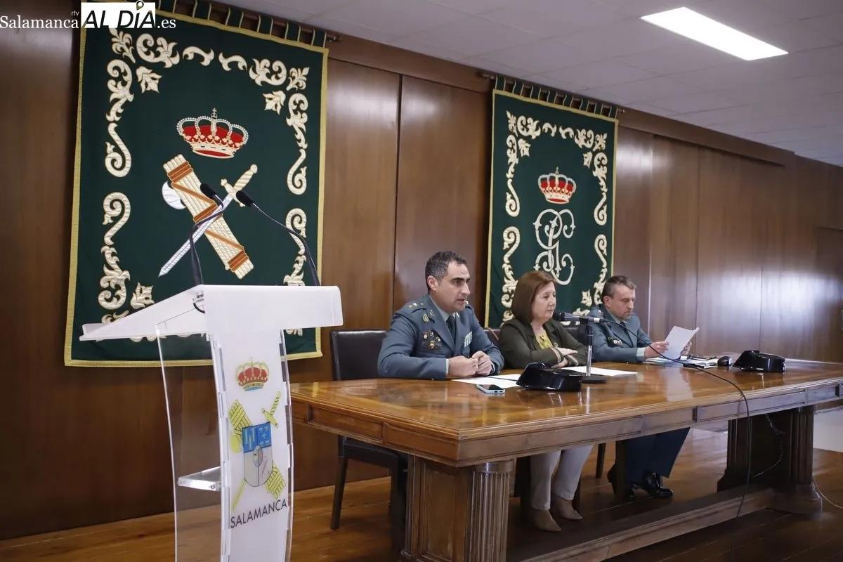 Presentación del servicio de cita previa en la Comandancia de la Guardia Civil de Salamanca. Foto: Ángel Puma