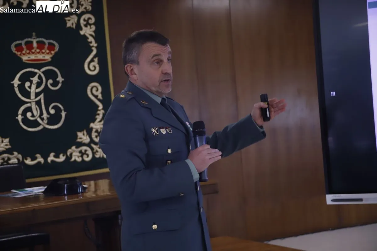 Presentación del servicio de cita previa en la Comandancia de la Guardia Civil de Salamanca. Foto: Ángel Puma