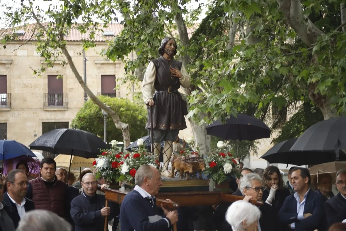 Procesión en honor a San Isidro en Salamanca. Fotos. Ángel Puma