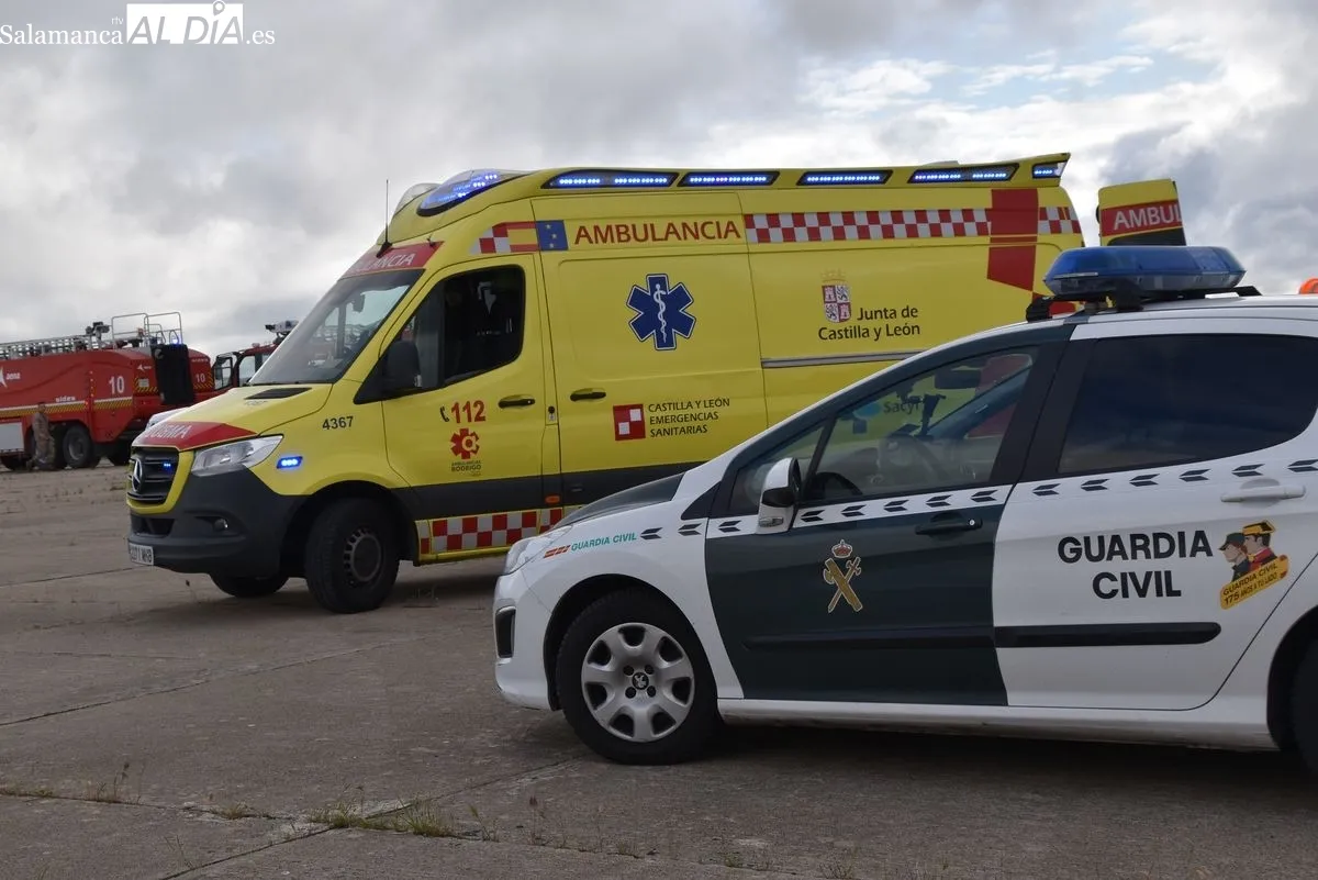 Espectacular simulacro de accidente  aéreo en Matacán | FOTOS: Vanesa Martins 