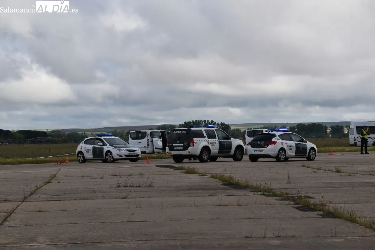 Espectacular simulacro de accidente  aéreo en Matacán | FOTOS: Vanesa Martins 