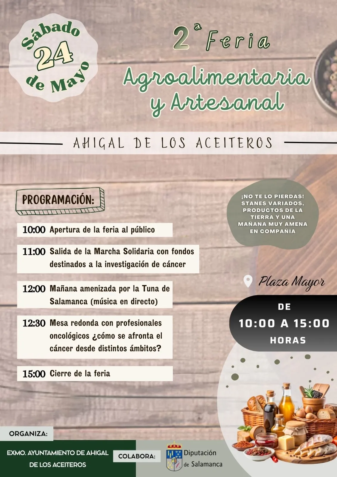 Foto 2 - Ahigal de los Aceiteros se prepara para vivir la II Feria Agroalimentaria y Artesanal y la I Marcha Solidaria
