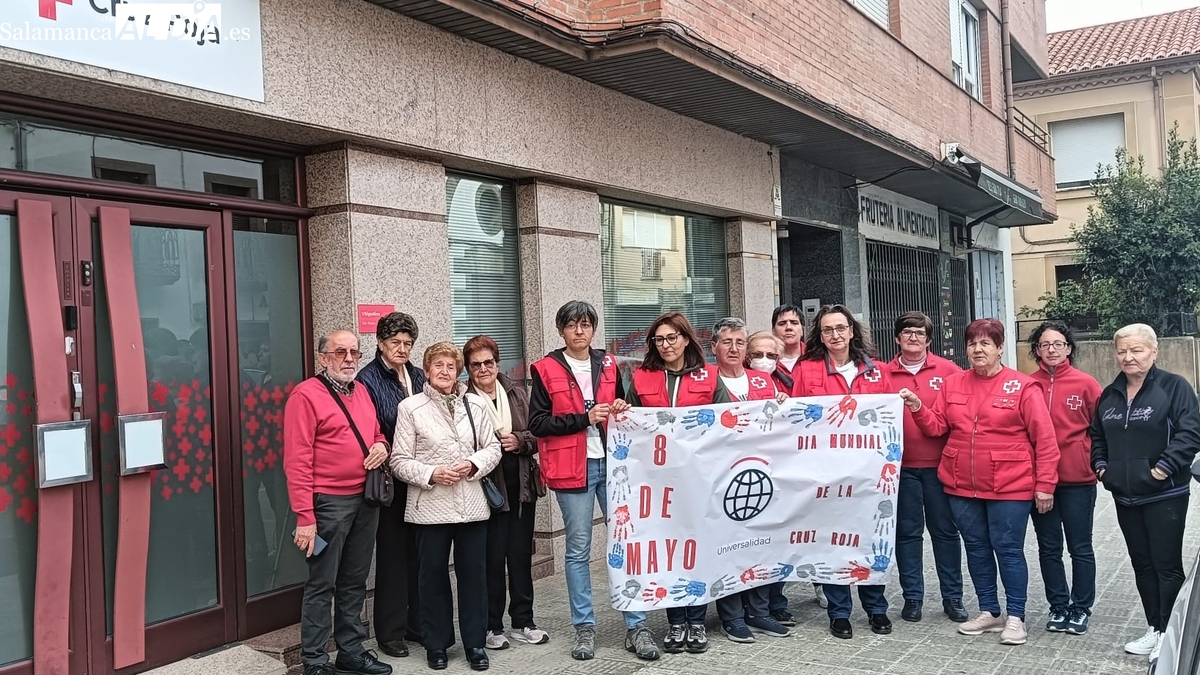 Cruz Roja Vitigudino celebra su Día Mundial con emotivo homenaje