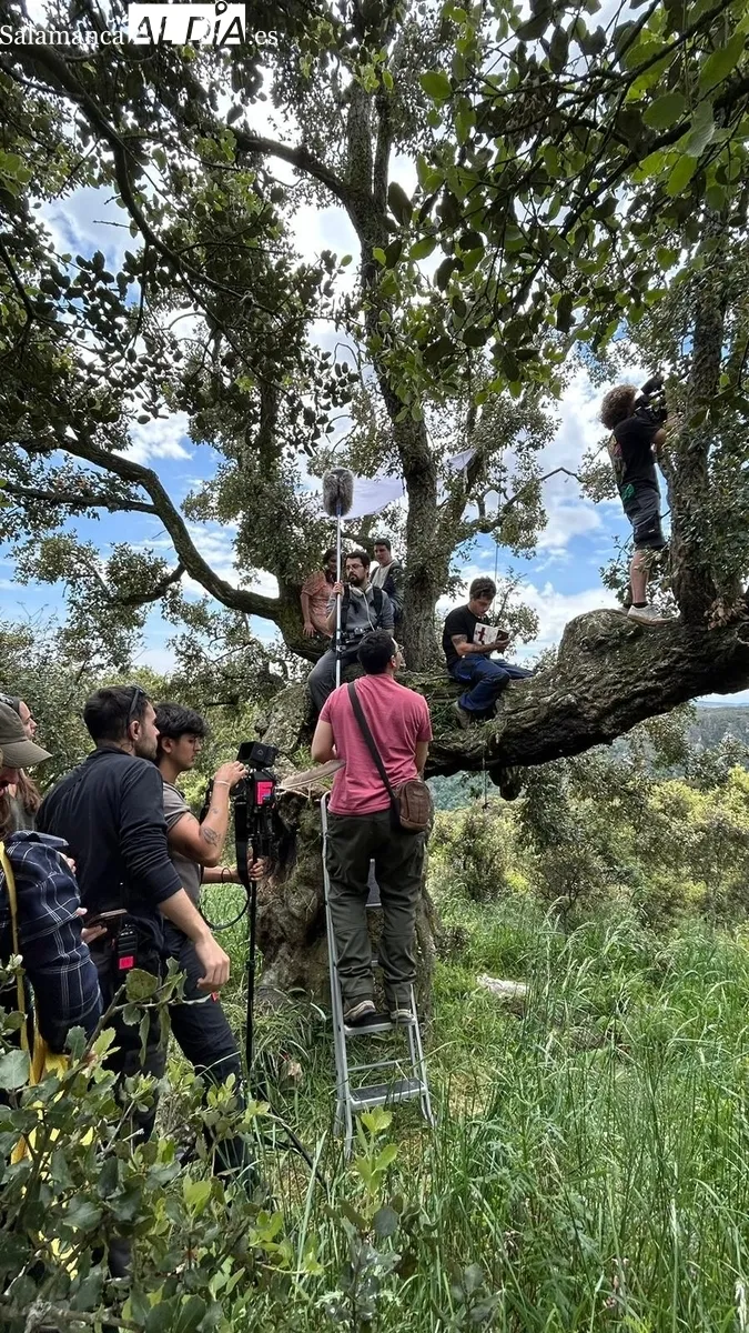 Aldeadávila de la Ribera y las Arribes han sido esta semana de nuevo un plató de cine  