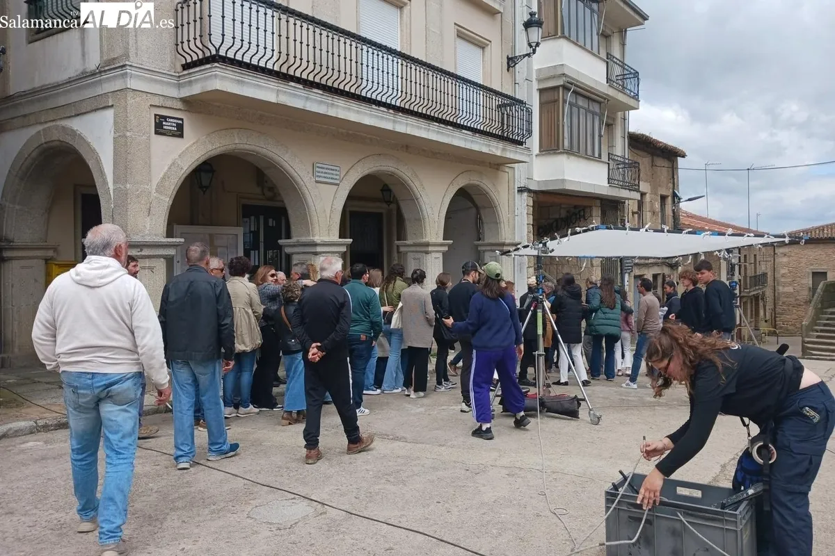 Aldeadávila de la Ribera y las Arribes han sido esta semana de nuevo un plató de cine  