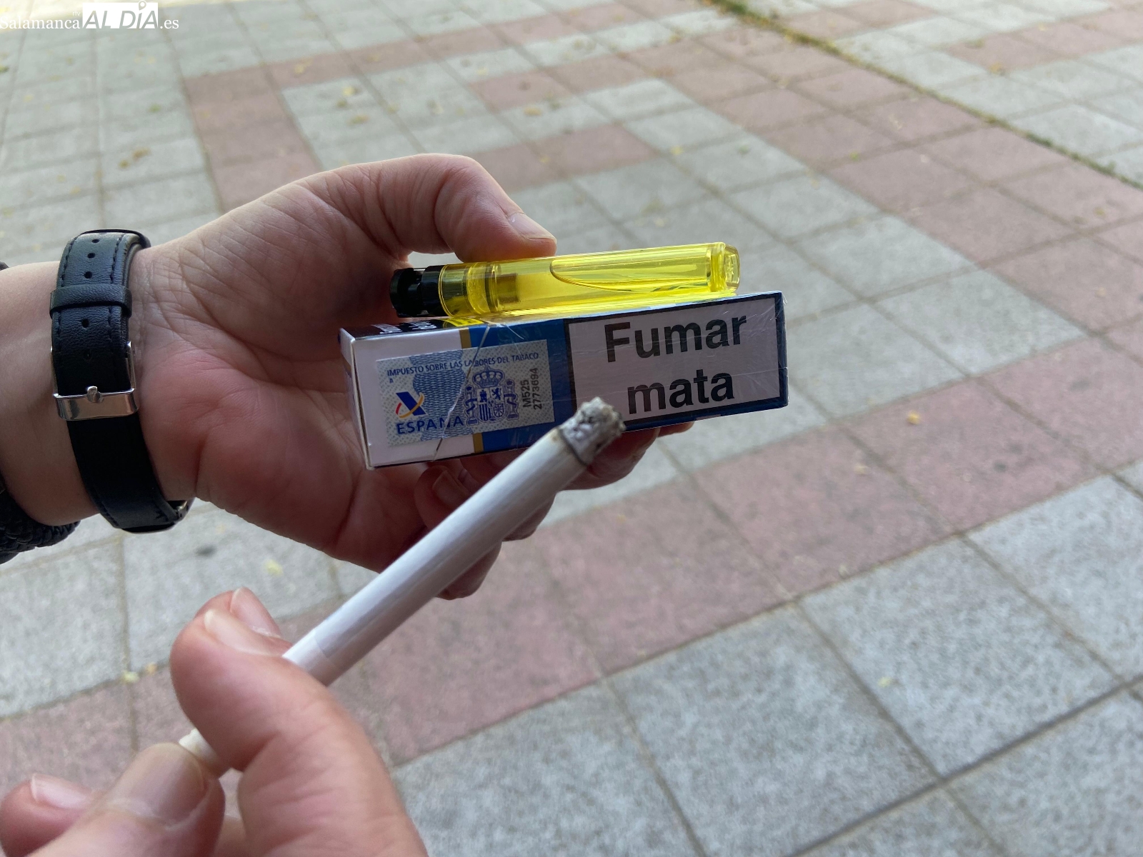 Cáncer pulmón: salmantina narra su lucha y alerta del tabaco