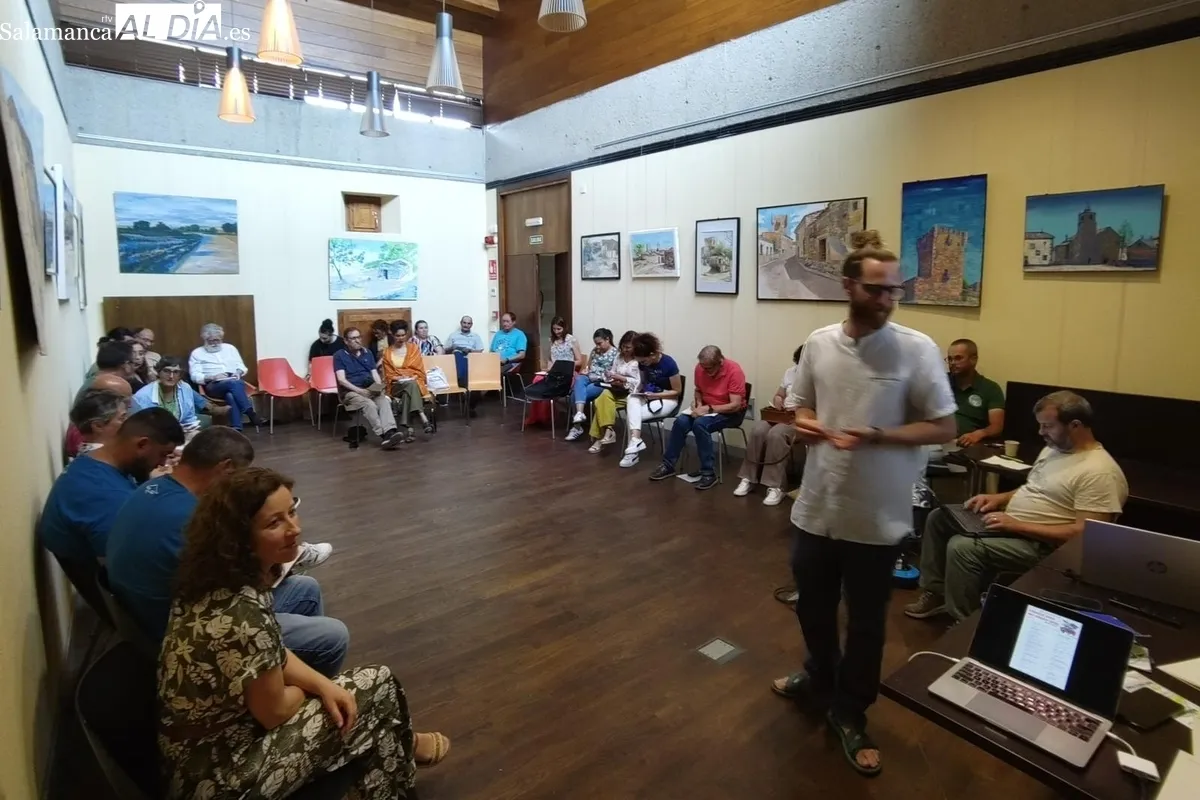 La Casa del Parque Arribes en Sobradillo acogió este encuentro de dinamización de la Raya 