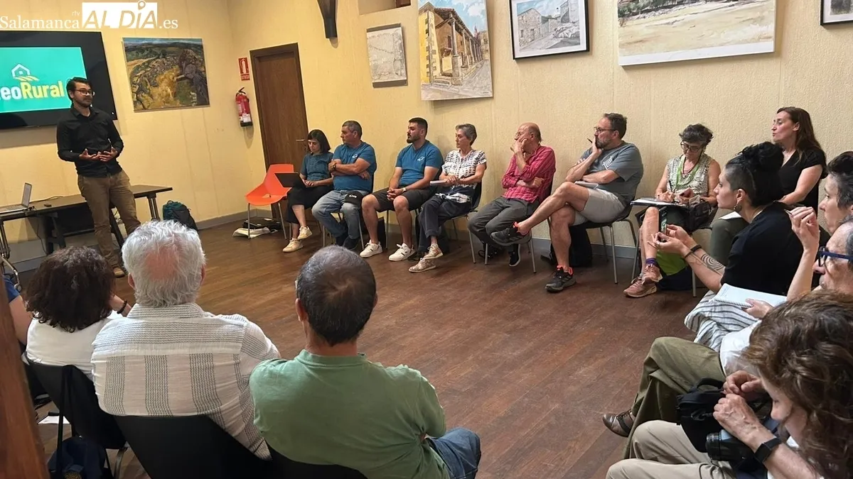 La Casa del Parque Arribes en Sobradillo acogió este encuentro de dinamización de la Raya 