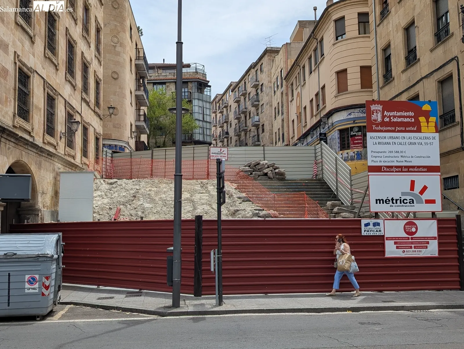 Foto 2 - FOTOS | As&iacute; avanzan las obras para el nuevo ascensor que 'habitar&aacute;' en Gran V&iacute;a