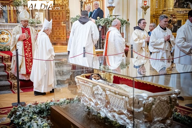 El Nuncio Bernardito Auza en Alba de Tormes. Foto: David Corral