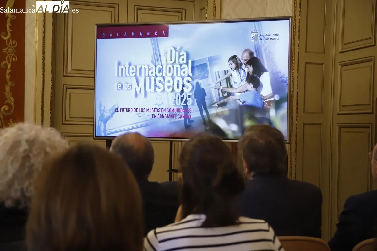 Presentación del Día de los Museos en el Ayuntamiento de Salamanca. Foto de Ángel Puma