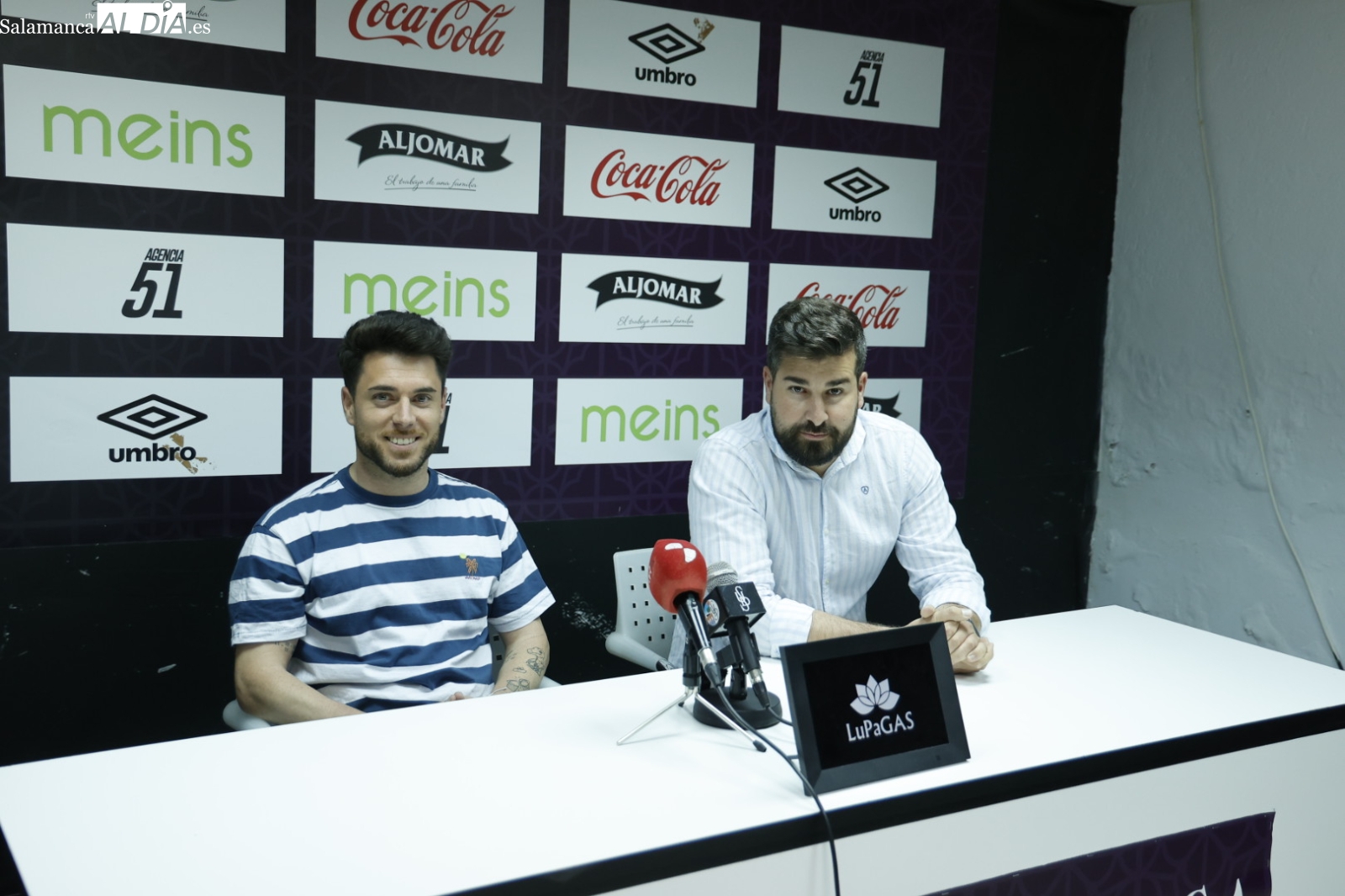 Rueda de prensa Carlos Valverde y Jorge García Salamanca UDS