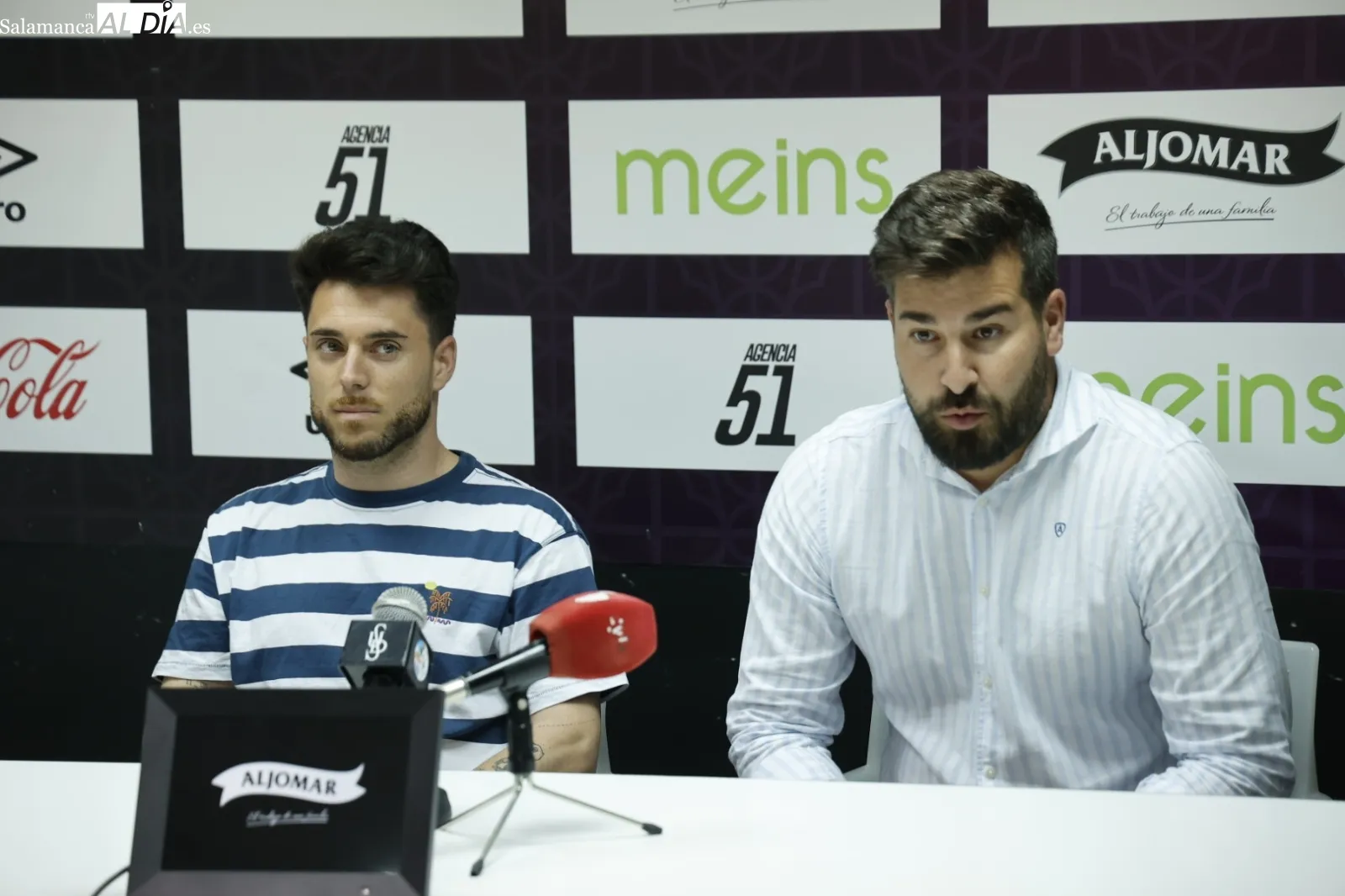 Jorge García y Carlos Valverde, en rueda de prensa | Fotos: David Sañudo