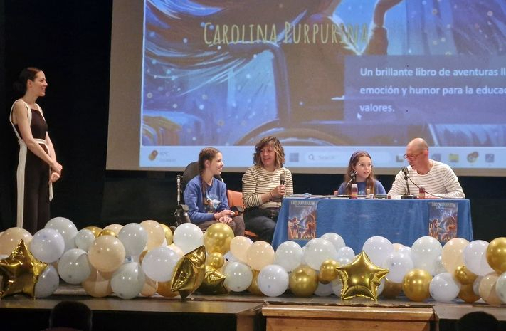 Carolina Purpurina: libro solidario en Alba de Tormes