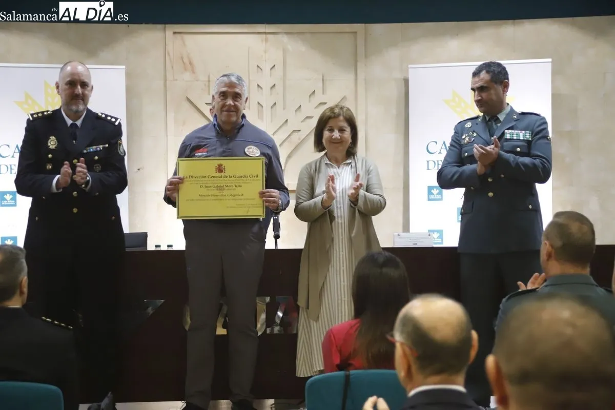 Día de la Seguridad Privada en el salón de actos de Caja Rural de Salamanca. Foto de Ángel Puma