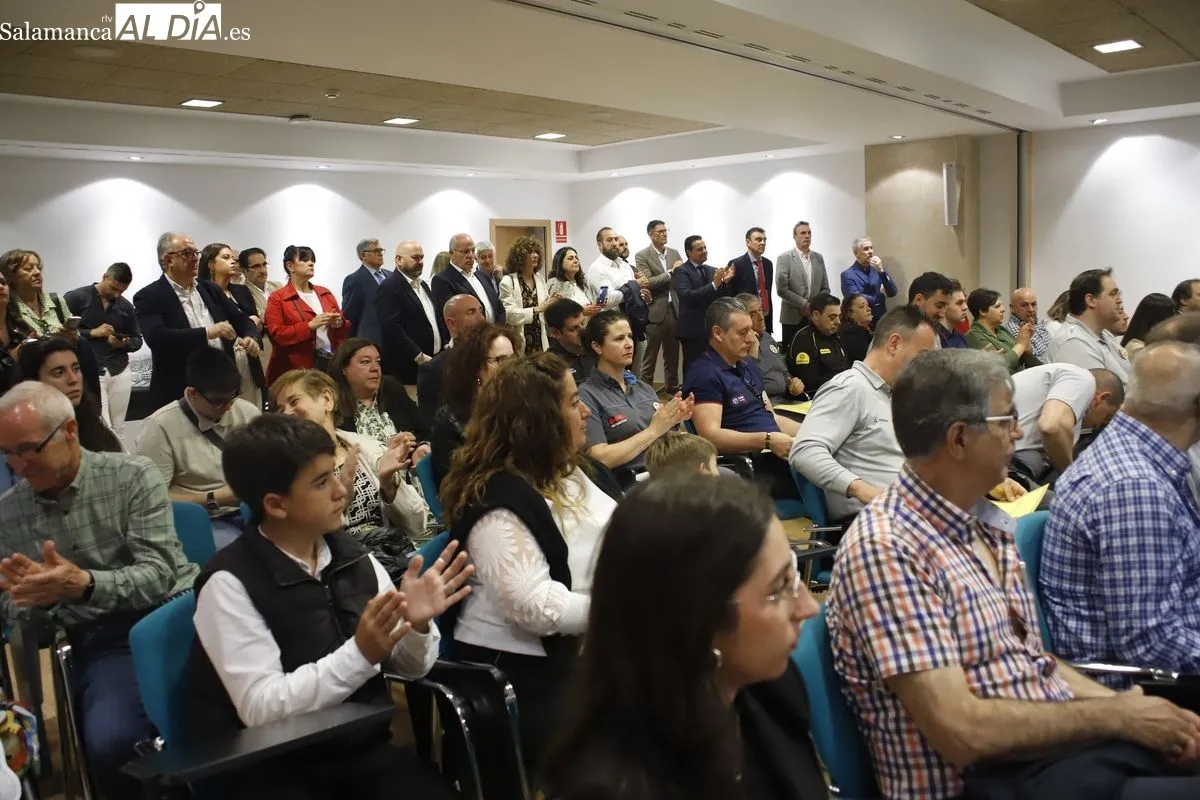 Día de la Seguridad Privada en el salón de actos de Caja Rural de Salamanca. Foto de Ángel Puma