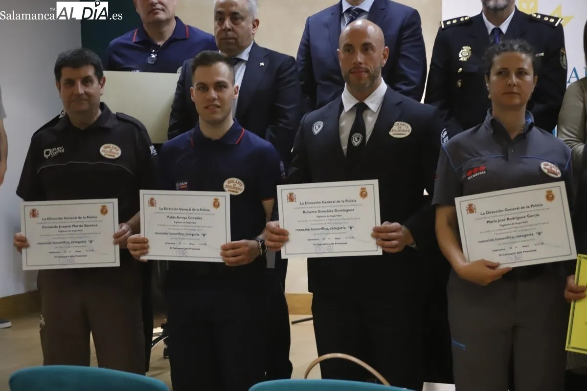 Día de la Seguridad Privada en el salón de actos de Caja Rural de Salamanca. Foto de Ángel Puma