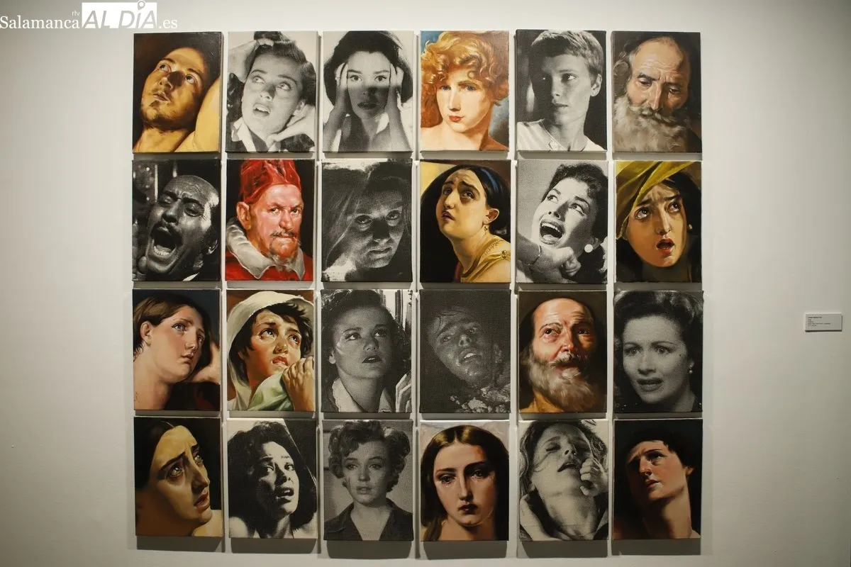 Muestra La furia de las imágenes de Bogdan Chaikovskyi, en la Sala de exposiciones del Patio de Escuelas Menores la USAL. Foto de Ángel Puma