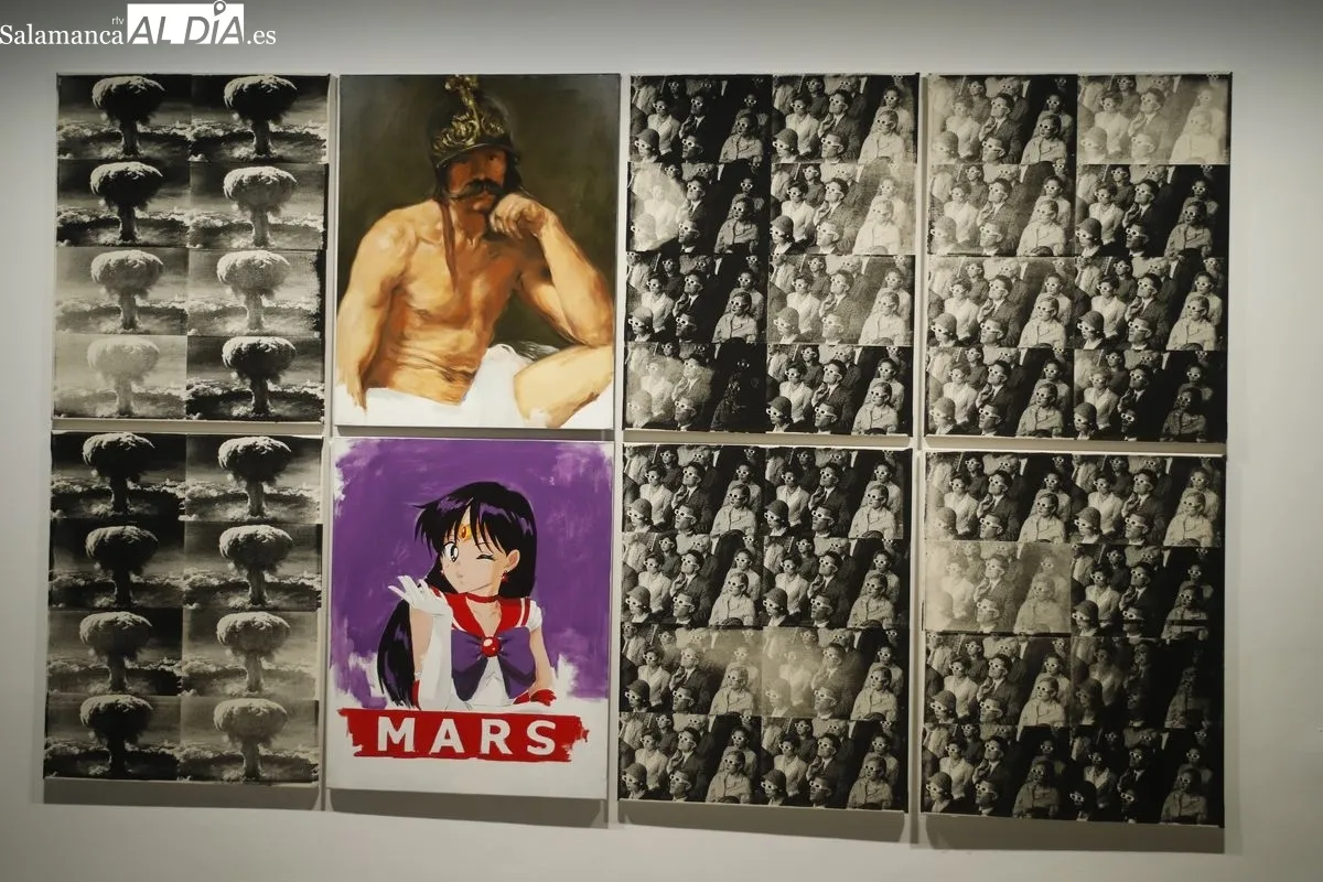 Muestra La furia de las imágenes de Bogdan Chaikovskyi, en la Sala de exposiciones del Patio de Escuelas Menores la USAL. Foto de Ángel Puma