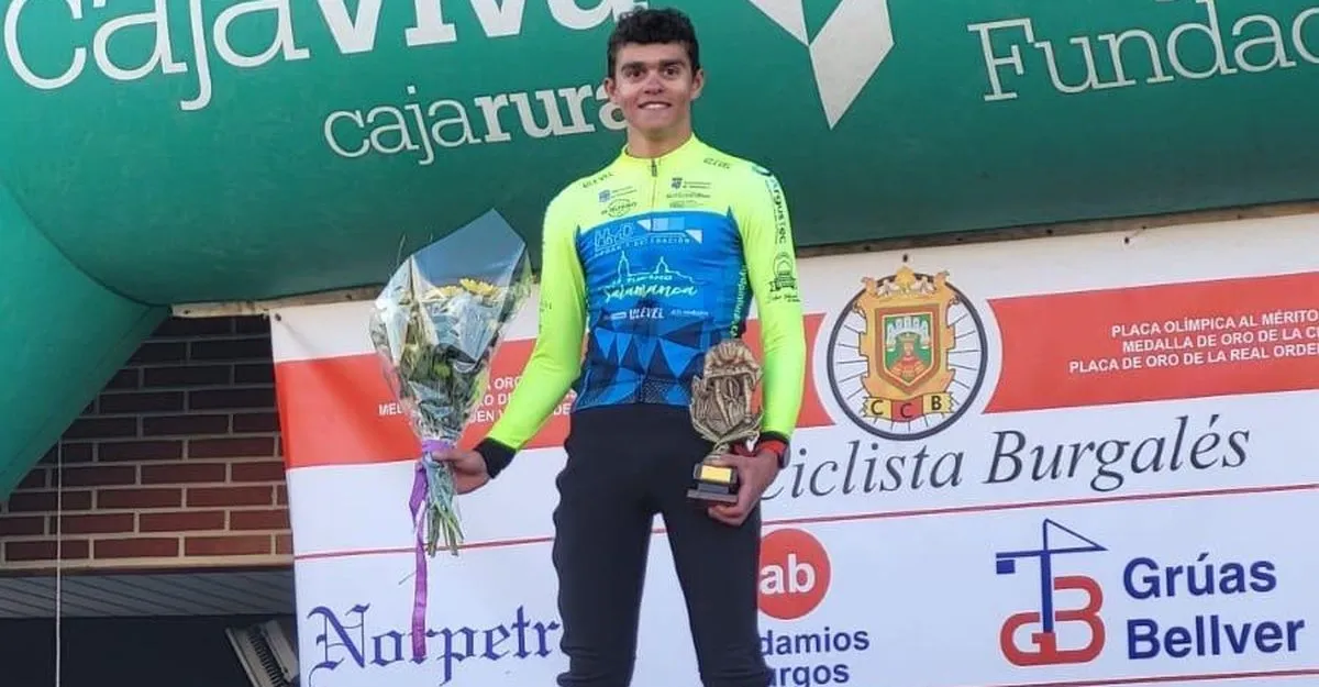 Pablo Jiménez, ganador de la general de la Montaña en el Trofeo Cadete Cajaviva