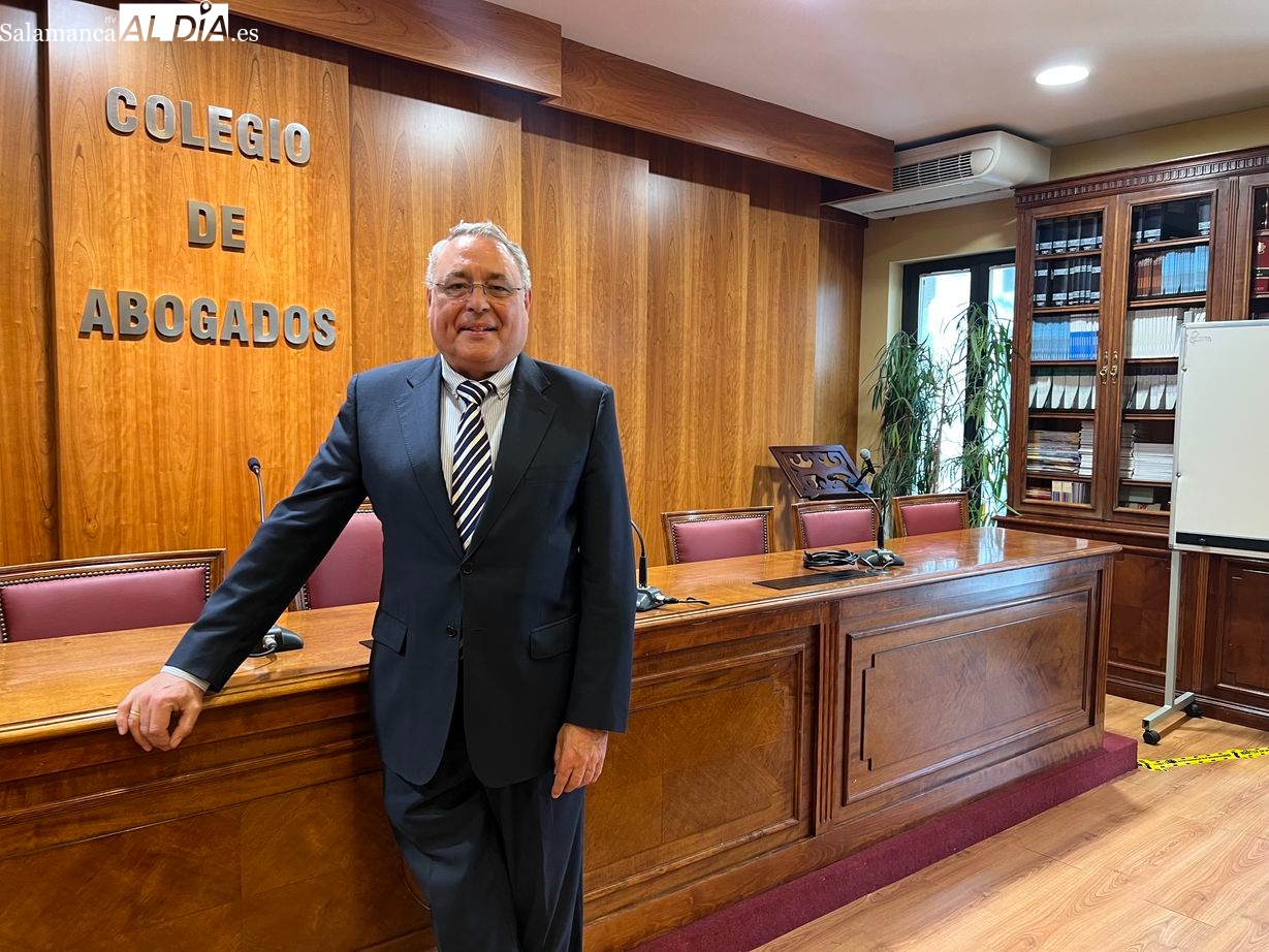 ENTREVISTA con Miguel del Castillo, decano del Colegio de la Abogacía de Salamanca