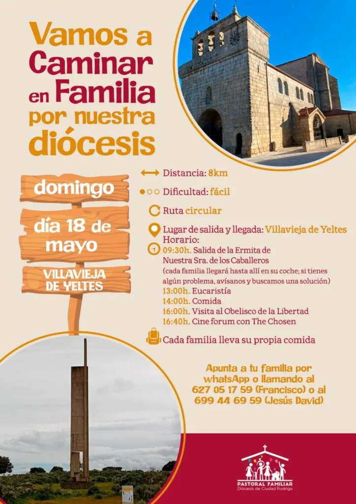 Foto 2 - Marcha familiar en Villavieja de Yeltes organizada por la Di&oacute;cesis de Ciudad Rodrigo