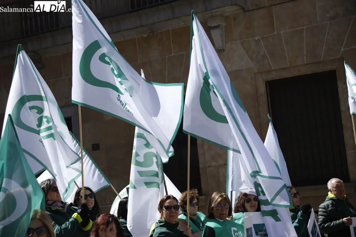 CSIF intensifica sus protestas contra Mónica García por el estancamiento del Estatuto Marco de Sanidad. Foto de Ángel Puma