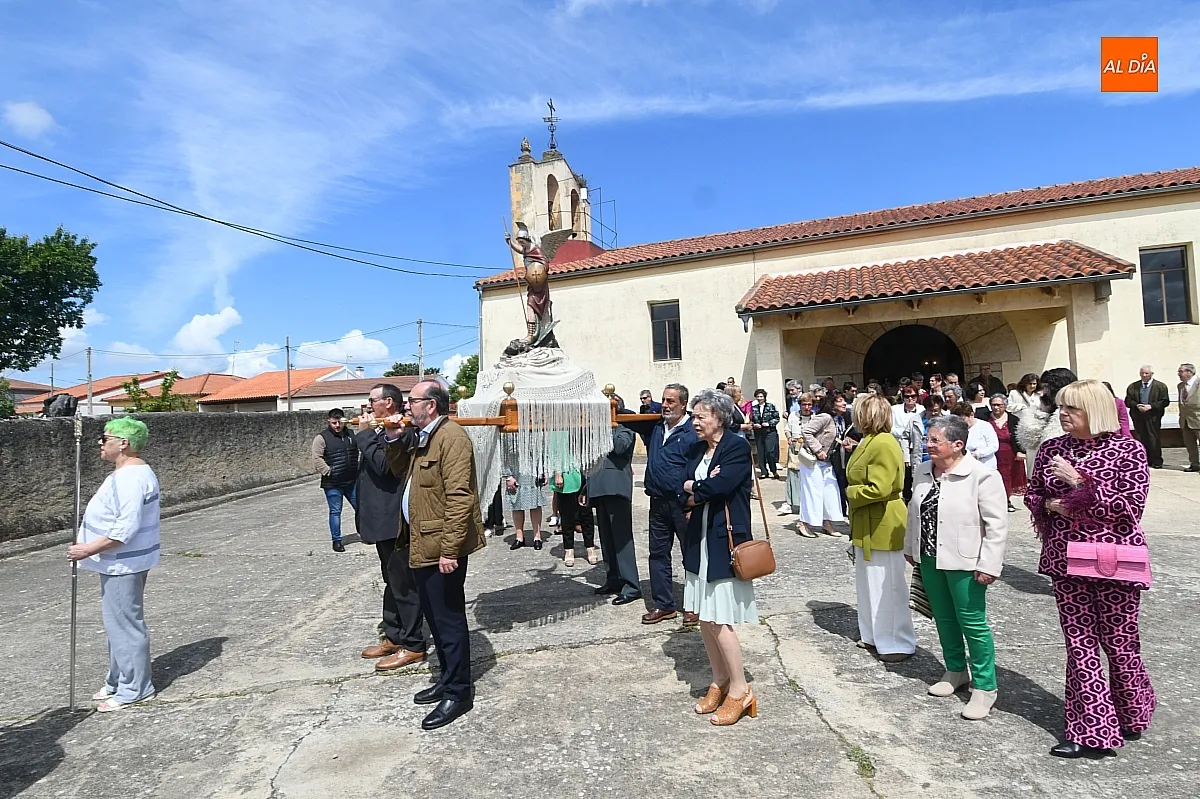 Procesión Fiestas Bocacara en San Miguel Arcángel/ Fotos: Adrián M.Pastor