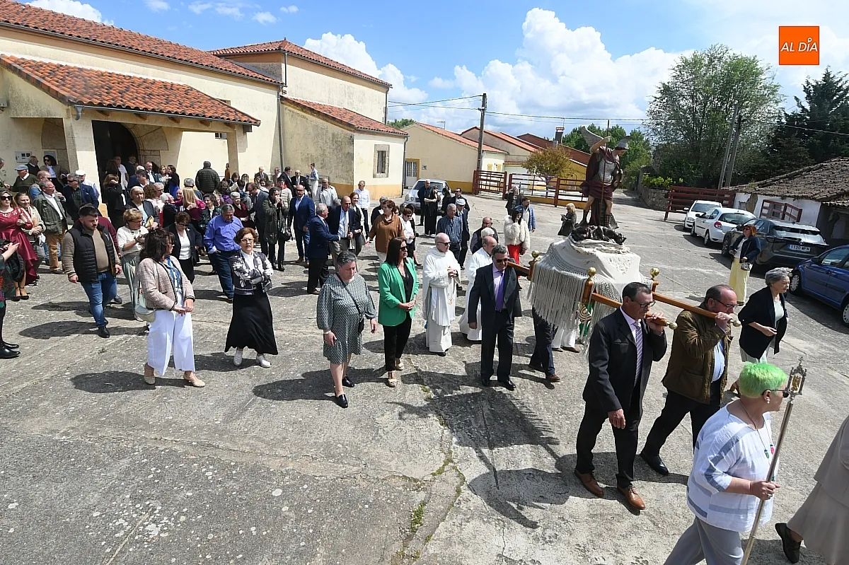 Procesión Fiestas Bocacara en San Miguel Arcángel/ Fotos: Adrián M.Pastor