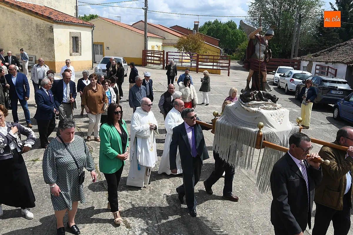 Procesión Fiestas Bocacara en San Miguel Arcángel/ Fotos: Adrián M.Pastor