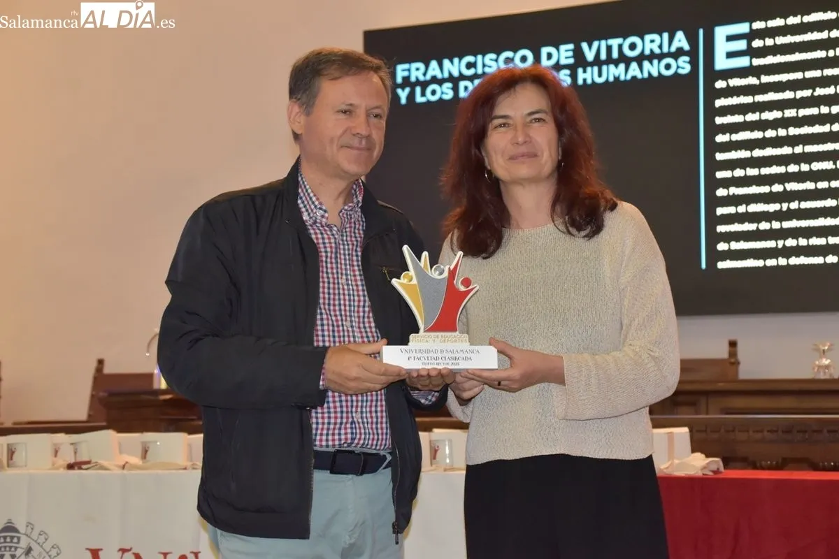 Entrega de los Premios Anuales del Deporte de la Universidad de Salamanca. Foto de Vanesa Martins