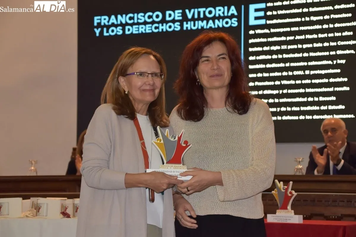 Entrega de los Premios Anuales del Deporte de la Universidad de Salamanca. Foto de Vanesa Martins