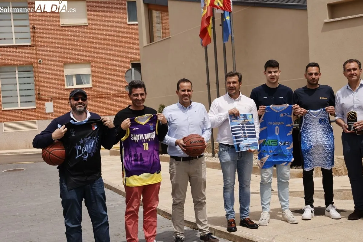 Presentación en Aldeatejada de la Final Four de la Liga Provincial de Baloncesto Senior Diputación de Salamanca. Foto de David Sañudo